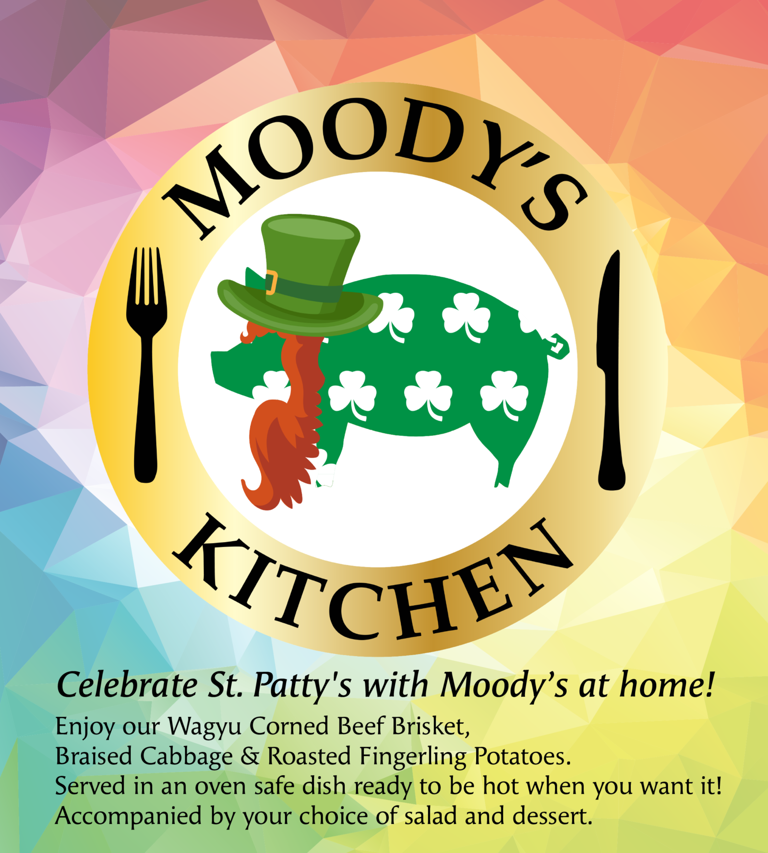 Moodys Kitchen St Patricks Day